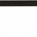 BONDHUS Hex Key: 6.00 mm Hex, Hex End, Short Arm 12268