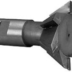 VALUE COLLECTION Dovetail Cutter: 45 &deg;, 3" Cut Dia, 1" Cut Width, Carbide Tipped CTDT3000-45