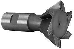 VALUE COLLECTION Dovetail Cutter: 45 &deg;, 3" Cut Dia, 1" Cut Width, Carbide Tipped CTDT3000-45