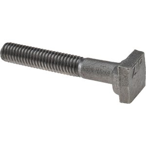 VALUE COLLECTION Steel T-Slot Bolt: 3/8-16, 1-1/2" Thread Length, 3/8" Slot Width, Uncoated 10016