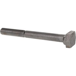 VALUE COLLECTION Steel T-Slot Bolt: 1/2-13, 1-1/2" Thread Length, 1/2" Slot Width, Uncoated 20022