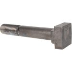 VALUE COLLECTION Steel T-Slot Bolt: 1-8, 2" Thread Length, 1" Slot Width, Uncoated 80024