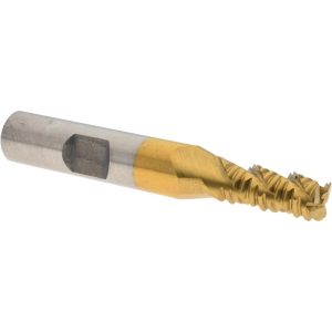 VALUE COLLECTION Roughing End Mill: 9/32" Dia, 3 Flute, Single End, Cobalt 724-6415