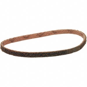 DYNABRADE Abrasive Belt: 1/2" Wide, 24" OAL, 150 Grit, Aluminum Oxide 90461