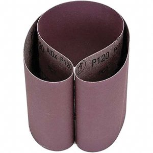 3M Abrasive Belt: 6" Wide, 48" Long, 120 Grit, Aluminum Oxide 7000118868
