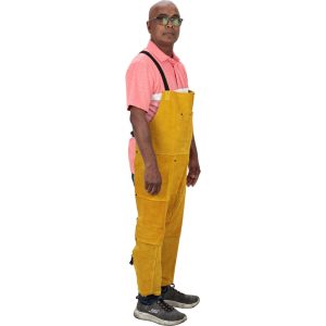 PRO-SAFE Split Leg Apron: 11 oz, Leather GB242SL