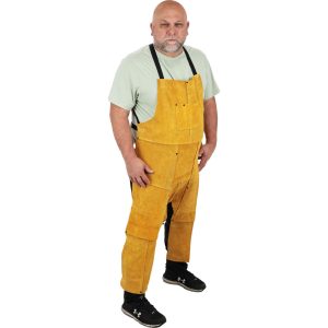 PRO-SAFE Split Leg Apron: 11 oz, Leather GB248SL