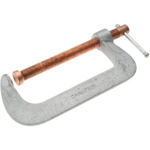 THIEMAN MACHINE CO C-Clamp: 6" Max Opening, 2-3/4" Throat Depth, Light-Duty, Aluminum Alloy Body CCC-1006