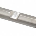 VALUE COLLECTION Square End Mill: 3/8" Dia, 3/4" LOC, 4 Flute, High Speed Steel 720-4110