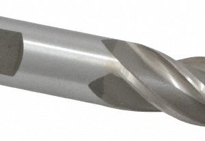 VALUE COLLECTION Ball End Mill: 5/8" Dia, 1-5/8" LOC, 4 Flute, High Speed Steel 320-3750