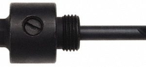 DISSTON Hole Saw Arbor: 6" Saw Dia, Straight Shank, Pin Pilot E0102460