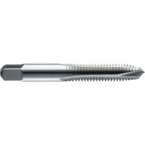 VALUE COLLECTION Spiral Point Tap: 3/8-16 UNC, 3 Flutes, Plug Chamfer, 3B Class of Fit, HSS, TiN Coated 11071-88-B
