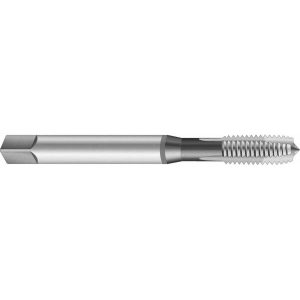 EMUGE Spiral Point STI Tap: #10-24 UNC, 3 Flutes, Plug, Cobalt, Nitride Finish BU203010.5615