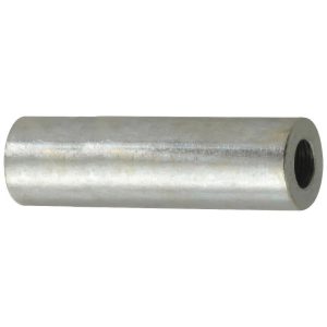 ELECTRO HARDWARE Round Circuit Board Spacer: #4 Screw, 7/8" OAL, 0.116" ID, 3/16" OD, Stainless Steel S333M07F16E