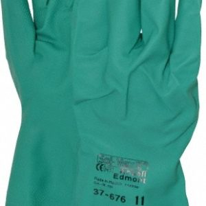 ANSELL Chemical Resistant Gloves: AlphaTEC™ 37-676, Size 2X-Large, 17.00 mil, Nitrile-Coated, Nitrile, Supported 117725