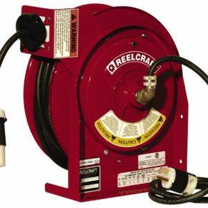 REELCRAFT Cord & Cable Reel: 12 AWG, 45' Long, Outlet End L 4545 123 3A