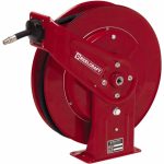 REELCRAFT Hose Reel with Hose: 3/8" ID Hose x 50', Spring Retractable 7650 OMP
