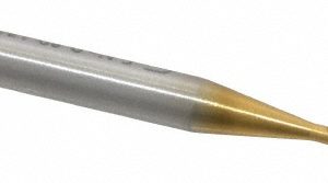 EMUGE Spiral Flute Tap: #0-80 UNF, 2 Flutes, Bottoming, 2B Class of Fit, Cobalt, TIN Coated BU513700.5033