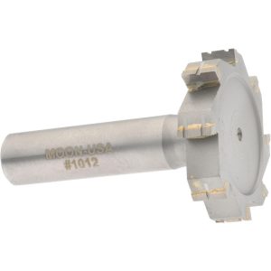 VALUE COLLECTION Woodruff Keyseat Cutter: 1-1/2" Cut Dia, 5/16" Cut Width, 1/2" Shank Dia, Straight Tooth TC1012