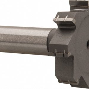 VALUE COLLECTION Woodruff Keyseat Cutter: 1-1/2" Cut Dia, 3/8" Cut Width, 1/2" Shank Dia, Straight Tooth TC1212