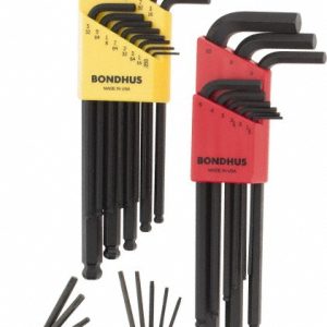 BONDHUS 30 Piece Hex Key Set 14132