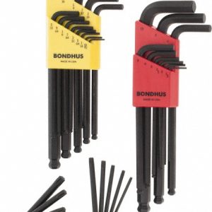 BONDHUS Torx Key Set: 30 Pc, L-Handle, T9 to T40 14138
