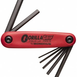 BONDHUS 7 Piece Fold-Up Hex Key Set 12592