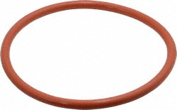 VALUE COLLECTION O-Ring: 3-1/2" ID x 3-7/8" OD, 3/16" Thick, Dash 341, Silicone ZMSCS70341