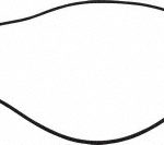 VALUE COLLECTION O-Ring: 9-1/4" ID x 9-1/2" OD, 1/8" Thick, Dash 271, Viton ZMSCV70271
