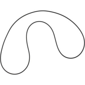 VALUE COLLECTION O-Ring: 13-1/4" OD, 13" ID, 1/8" Thick, Dash 279, Fluoroelastomer ZMSCV70279