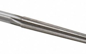 VALUE COLLECTION 0.2" Small End, 0.228" Large End, 9/32" Shank, 2-7/8" Flute, Brown and Sharpe Taper Reamer #1 SM35BS01