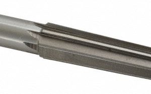 VALUE COLLECTION 0.5696" Small End, 0.7444" Large End, 5/8" Straight Shank, 3-1/2" Flute, 2MT Morse Taper Reamer SM33MT02