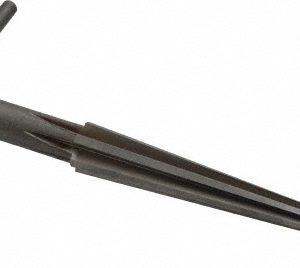 ALVORD POLK 1/2" Diam, 1/8" Small End Diam, 3/8" Diam T-Handle Shank, 3-5/8" Flute, Repairman's Reamer 04001