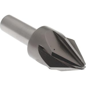 VALUE COLLECTION Countersink: 7/8" Head Dia, 60.00 deg Included Angle, 6 Flute, High-Speed Steel, Right Hand Cut SC2060056