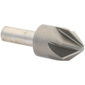 VALUE COLLECTION Countersink: 1" Head Dia, 82.00 deg Included Angle, 6 Flute, High-Speed Steel, Right Hand Cut SC2082100