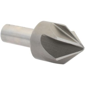 VALUE COLLECTION Countersink: 1-1/2" Head Dia, 82.00 deg Included Angle, 6 Flute, High-Speed Steel, Right Hand Cut SC2082132
