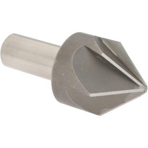 VALUE COLLECTION Countersink: 2" Head Dia, 82.00 deg Included Angle, 6 Flute, High-Speed Steel, Right Hand Cut SC2082200