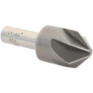 VALUE COLLECTION Countersink: 1" Head Dia, 90.00 deg Included Angle, 6 Flute, High-Speed Steel, Right Hand Cut SC2090100
