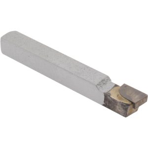 CLAPP & HANEY BRAZED TOOL Single Point Tool Bit: AR-4, 1/4" Shank Width, 1/4" Shank Height, K68 Solid Carbide Tip, Right Hand 44015