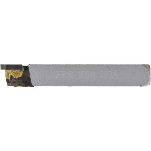 CLAPP & HANEY BRAZED TOOL Single Point Tool Bit: ER-6, 3/8" Shank Width, 3/8" Shank Height, K68 Solid Carbide Tip, Right Hand 47054