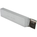 CLAPP & HANEY BRAZED TOOL Single Point Tool Bit: CT-111, 1/2" Shank Width, 1" Shank Height, K68 Solid Carbide Tip, Right Hand 47095