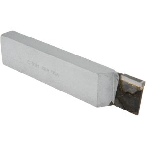 CLAPP & HANEY BRAZED TOOL Single Point Tool Bit: CT-111, 1/2" Shank Width, 1" Shank Height, K68 Solid Carbide Tip, Right Hand 47095