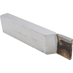 CLAPP & HANEY BRAZED TOOL Single Point Tool Bit: CT-122(433), 1/2" Shank Width, 1" Shank Height, K68 Solid Carbide Tip, Right Hand 47098