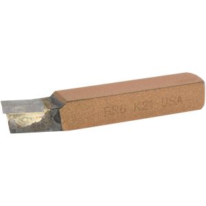 CLAPP & HANEY BRAZED TOOL Single Point Tool Bit: BR-6, 3/8" Shank Width, 3/8" Shank Height, K21 Solid Carbide Tip, Right Hand 47123