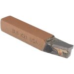 CLAPP & HANEY BRAZED TOOL Single Point Tool Bit: BL-6, 3/8" Shank Width, 3/8" Shank Height, K21 Solid Carbide Tip, Left Hand 47131