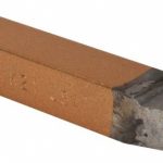 CLAPP & HANEY BRAZED TOOL Single Point Tool Bit: BL-8, 1/2" Shank Width, 1/2" Shank Height, K21 Solid Carbide Tip, Left Hand 47133