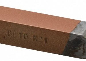 CLAPP & HANEY BRAZED TOOL Single Point Tool Bit: BL-10, 5/8" Shank Width, 5/8" Shank Height, K21 Solid Carbide Tip, Left Hand 47134