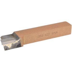 CLAPP & HANEY BRAZED TOOL Single Point Tool Bit: GR-8, 1/2" Shank Width, 1/2" Shank Height, K21 Solid Carbide Tip, Right Hand 47179
