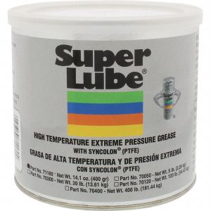 SUPER LUBE Extreme Pressure Grease: 400 g Can, Synthetic with Syncolon 71160