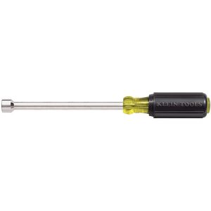 KLEIN TOOLS Nut Driver: 1/2" Drive, Hollow Shaft, Color-Coded Handle, 10-5/16" OAL 646-1/2